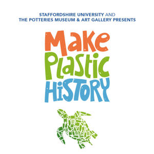 Make Plastic History poster with an illustration of a sea turtle