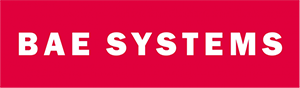 BAE Systems logo on red background