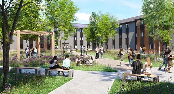 Outside of Clarice Cliff Remodelled - artist impression
