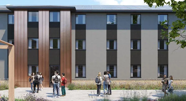 Outside of Clarice Cliff Remodelled - artist impression