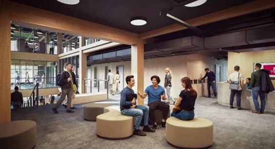 First floor reception area