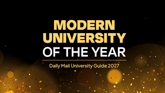 Graphic displaying Modern Uni of the Year 2027