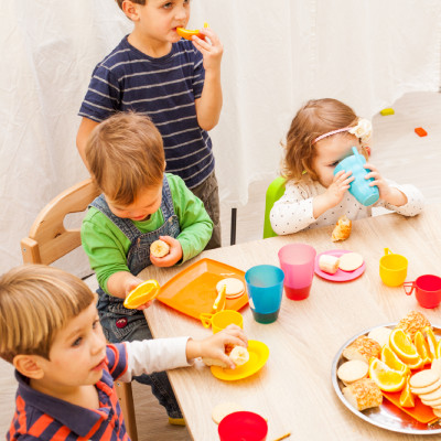 Mealtimes at the Nursery