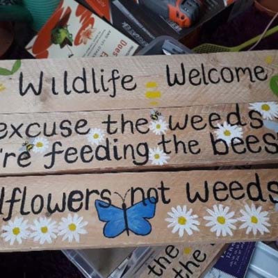 Some of our hand made signs