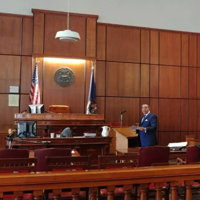 United States courtroom