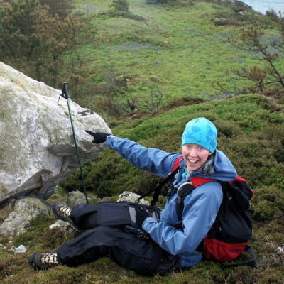 Leanne hiking