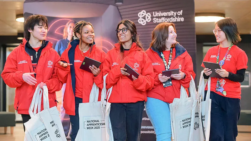 Student ambassadors on hand to support