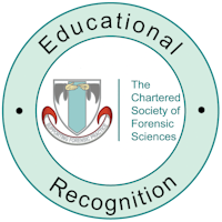 The course is recognised by The Chartered Society of Forensic Sciences 