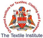 The Textile Institute logo depicting the name and a crest with two birds and a shield.