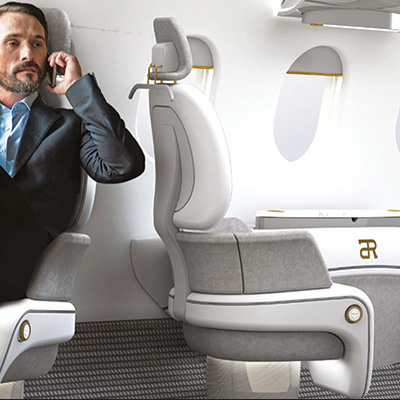 Private Jet Luxury Interior Concept