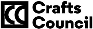 Black and white crafts council logo