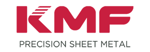 KMF logo with the slogan "precision sheet metal" below