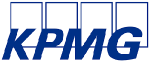 Blue KPMG logo