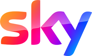 Multicoloured sky logo
