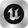 Unreal silver logo