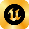 Unreal gold logo