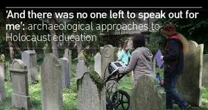 Holocaust memorial talk poster