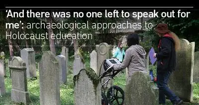 Holocaust memorial talk poster