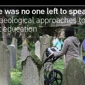 Holocaust memorial talk poster