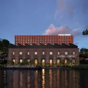 An artist's impression of the Goods Yard, Stoke-on-Trent from the canal - Credit Capital&Centric_Edit copyforweb