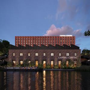 An artist's impression of the Goods Yard, Stoke-on-Trent from the canal - Credit Capital&Centric_Edit copyforweb