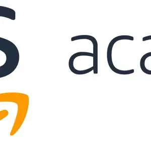 AWS Academy logo with dark blue lettering and the orange Amazon smile.