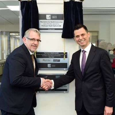 Centre for Health Innovation Launch Unveiling of Plaque