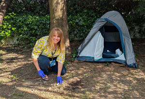 Professor Gwinnett recently delivering wildlife crime scene training