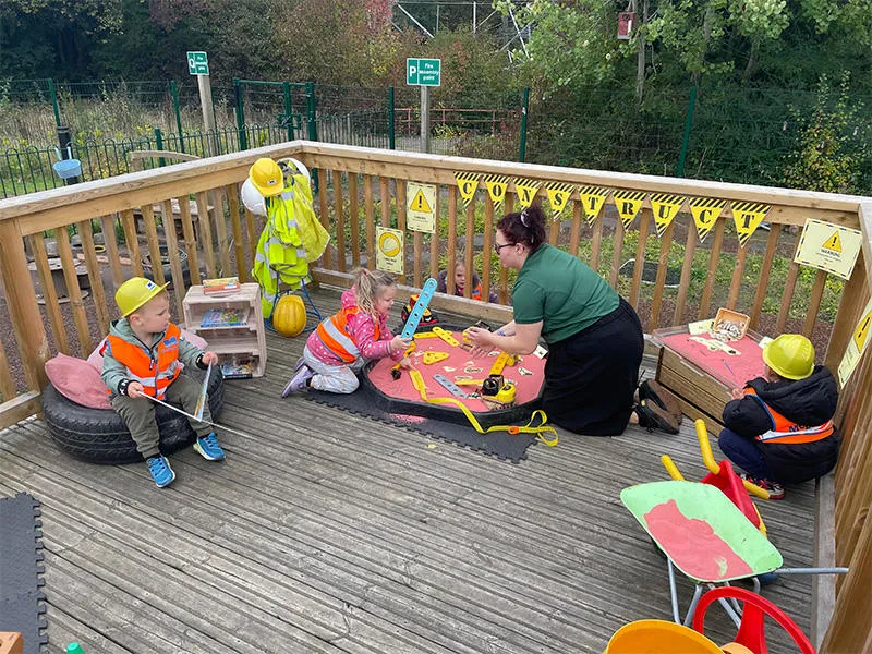 Children's construction site