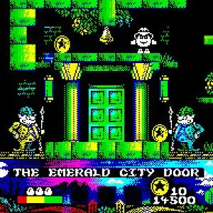 A screenshot of an 8-bit computer game