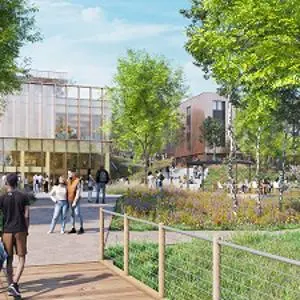 Artist impression of the Student Village