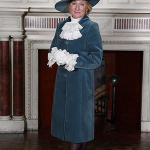 The High Sheriff in her new uniform of blue velvet and ostrich feathers