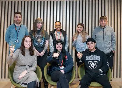 A group of Horizon Fund recipients