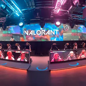Gamers playing in University of Staffordshire's Esports Arena