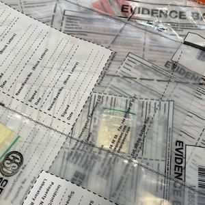 A selection of seized monkey dust samples in evidence bags