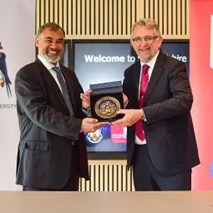 Engr Javed Mahmood Bukhari and Professor Martin Jones