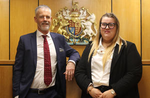 Peter Heath and Jessica Sample 