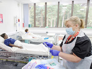 Staffordshire University's clinical simulation suite