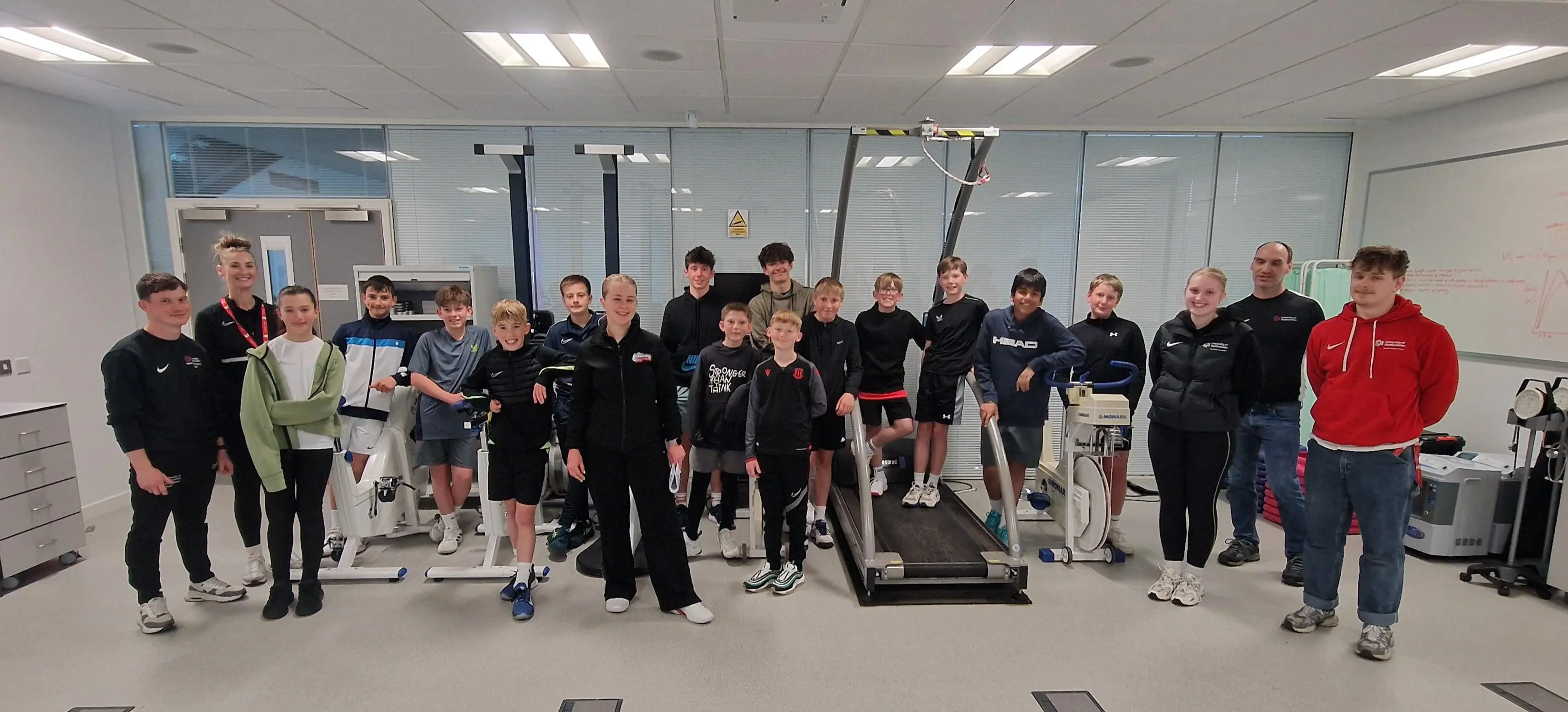 Staffordshire Tennis U14 County Squad at University of Staffordshire Sports Science Centre