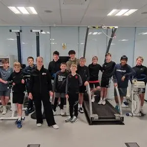 Staffordshire Tennis U14 County Squad at University of Staffordshire Sports Science Centre