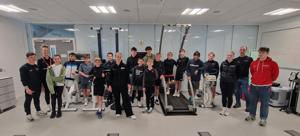 Staffordshire Tennis U14 County Squad at University of Staffordshire Sports Science Centre 