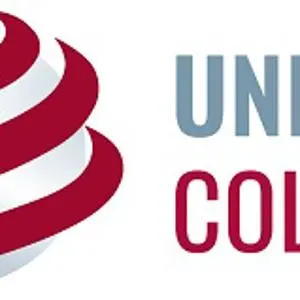 UNICERT College logo with a red and grey spherical emblem.