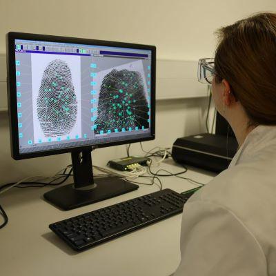 Photo of Automated Fingerprint Identification System (AFIS) Room