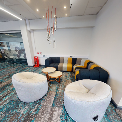 Modern collaboration space.