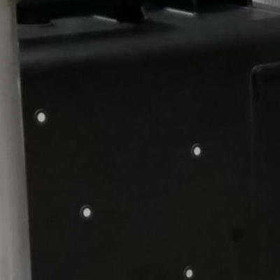 Laser scanning a cardigan, demonstrating the power of the HandyScan Black Elite.