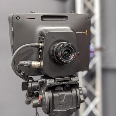One of two of our blackmagic studio cameras