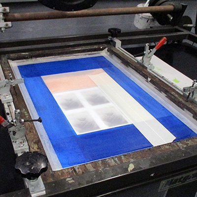 Screen printing table