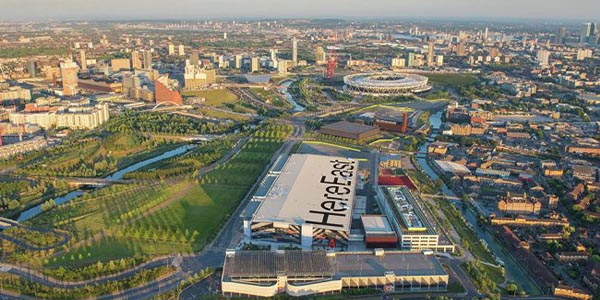 birds eye view of our campus
