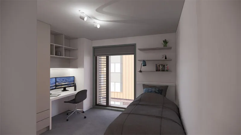 Artistic impression of ensuite bedroom