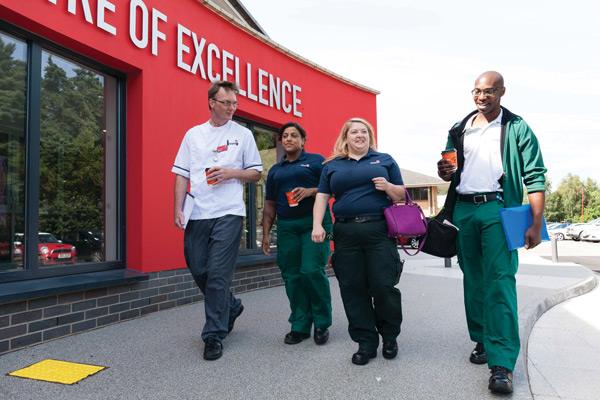 Medical students at the Stafford Centre of Excellence
